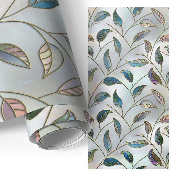 Møbelfolie Farvede glasblade