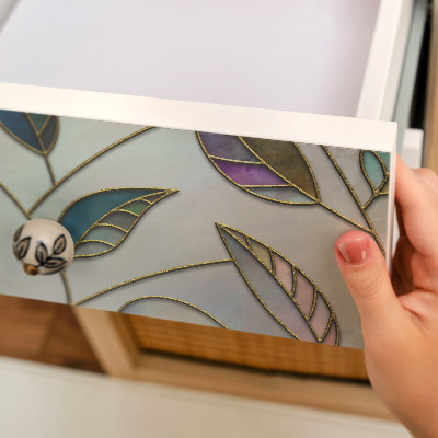 Møbelfolie Farvede glasblade