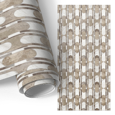 Selvklæbende folie til skabslåge Jordmønstre