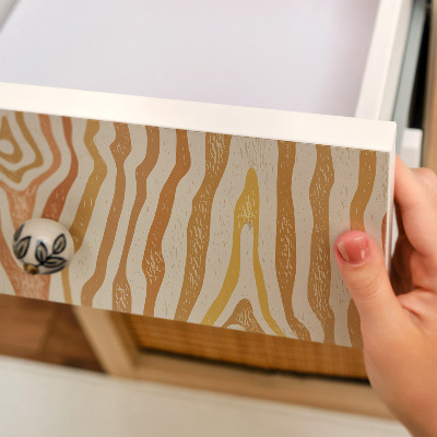 Møbelfolie Træbølger