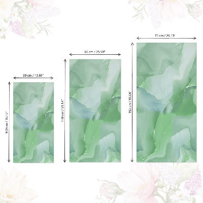 Selvklæbende folie til møbler Grøn abstraktion