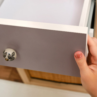 Selvklæbende folie til møbler Askebrun