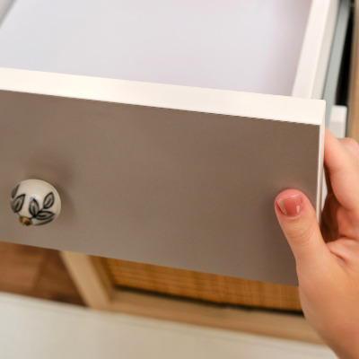 Selvklæbende folie til skab Lys brun