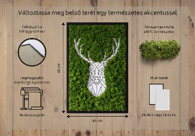 Mosbillede Geometrisk hjort