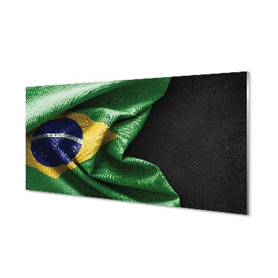 Glas billede Brasiliansk flag