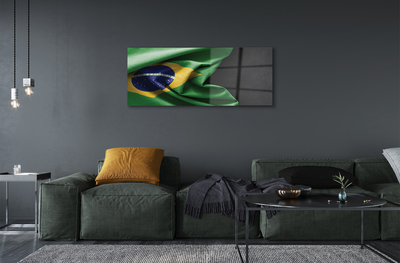 Glas billede Brasiliansk flag