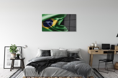 Glas billede Brasiliansk flag