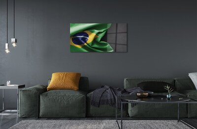 Glas billede Brasiliansk flag