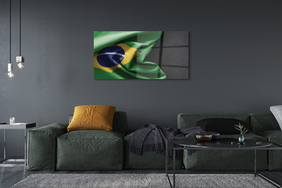 Glas billede Brasiliansk flag