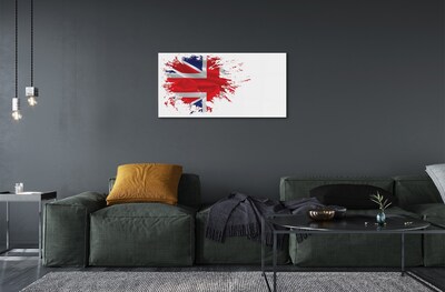 Billede på glas Storbritanniens flag