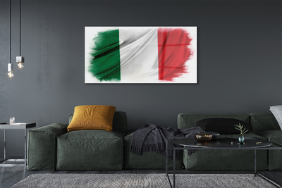 Billede glas Italiens flag