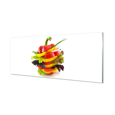 Billede glas Peberfrugter salat