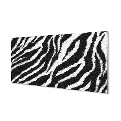 Billede glas Zebra pels