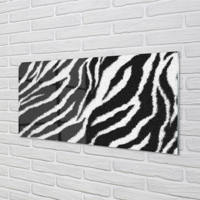 Billede glas Zebra pels