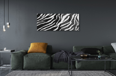 Billede glas Zebra pels