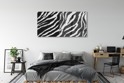 Billede glas Zebra pels