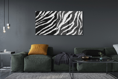 Billede glas Zebra pels