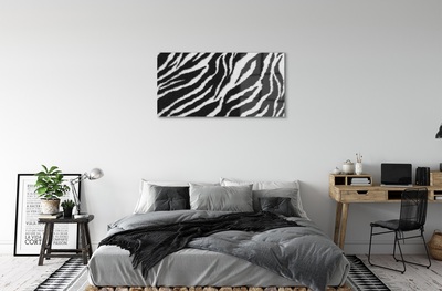 Billede glas Zebra pels