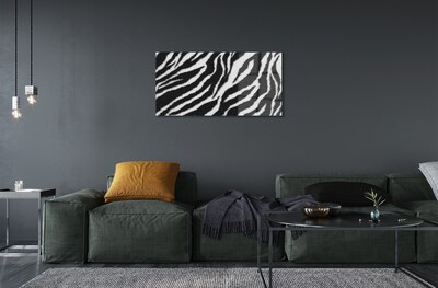 Billede glas Zebra pels