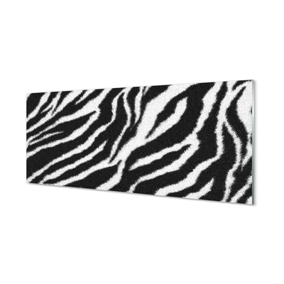 Billede glas Zebra pels