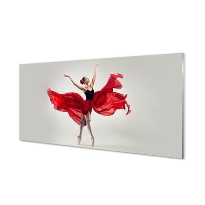 Glasfoto Ballerina-kvinde