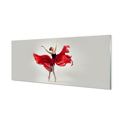 Glasfoto Ballerina-kvinde