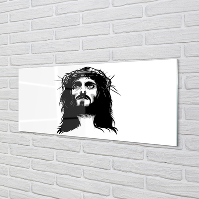 Billede i glas Illustration af Jesus