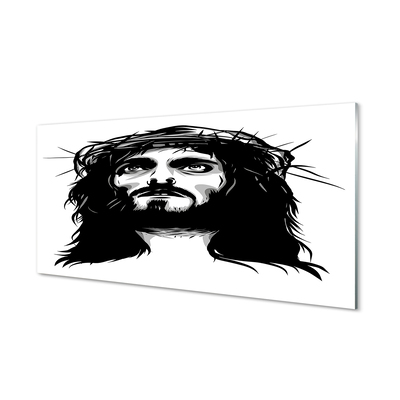 Billede i glas Illustration af Jesus