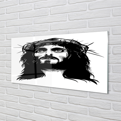 Billede i glas Illustration af Jesus