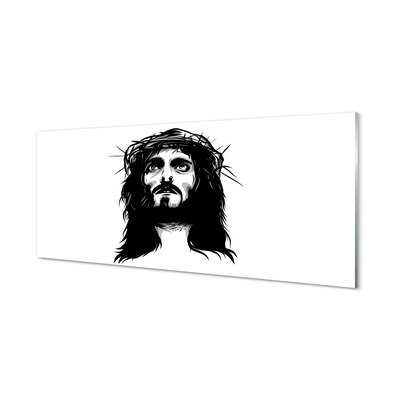 Billede i glas Illustration af Jesus