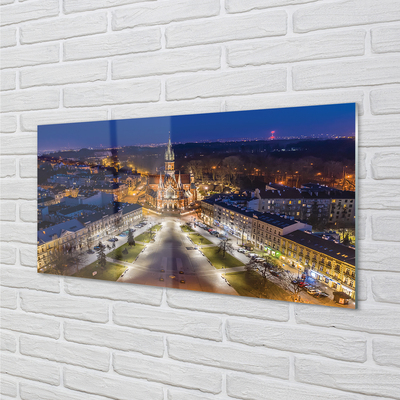 Billede i glas Kraków Nat kirke panorama