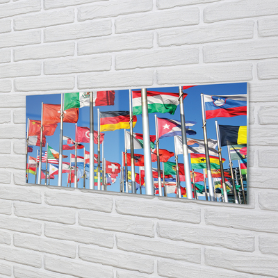 Glas billede Flag