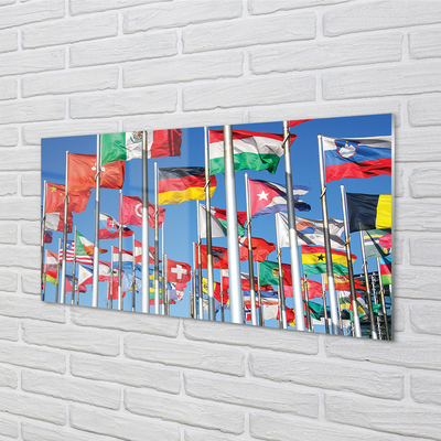 Glas billede Flag