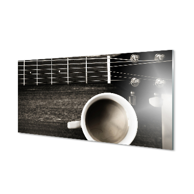 Billede i glas Kaffe-guitar