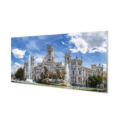 Glas billede Spanien Springvandspalads Madrid