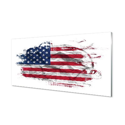 Billede glas USA's flag