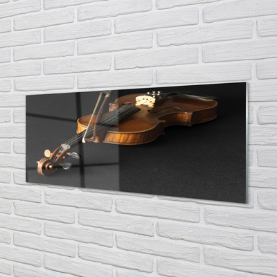 Glasfoto Violin