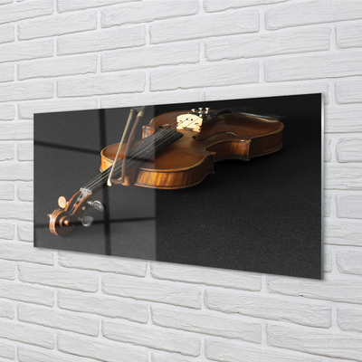 Glasfoto Violin