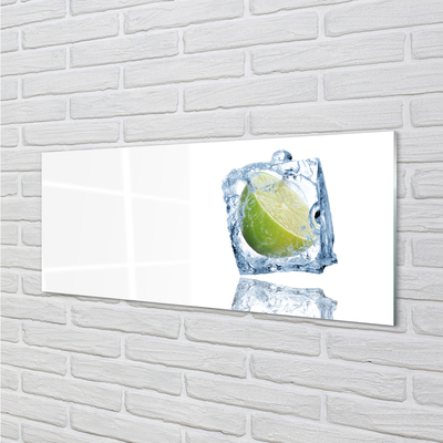 Billede glas Isterning lime