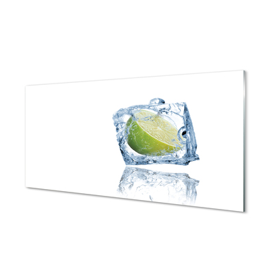 Billede glas Isterning lime