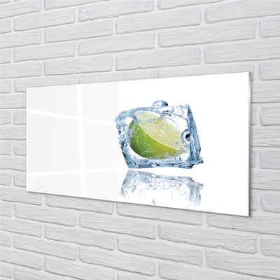 Billede glas Isterning lime