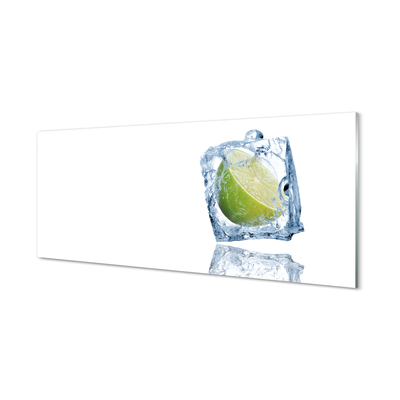 Billede glas Isterning lime