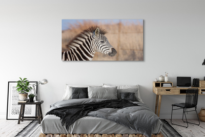 Glasbillede Zebra