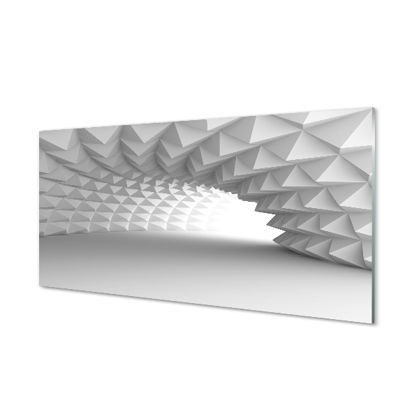 Glas billede Konisk tunnel 3d