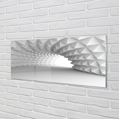 Glas billede Konisk tunnel 3d