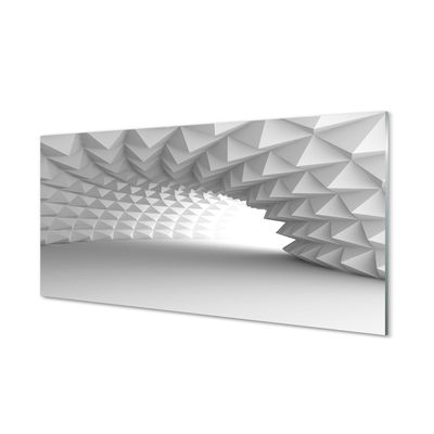 Glas billede Konisk tunnel 3d