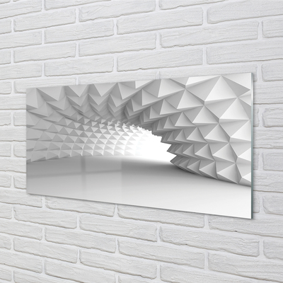 Glas billede Konisk tunnel 3d