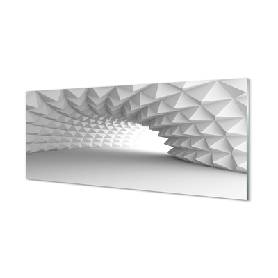 Glas billede Konisk tunnel 3d