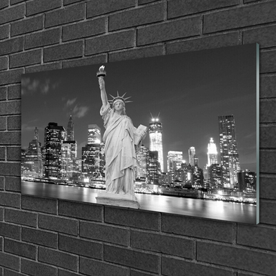 Billede i glas Frihedsgudinden New York