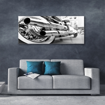 Billede glas Motorbike Art